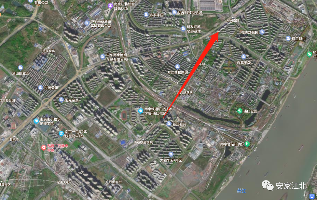 除了新马路南延之外,浦滨路北延同样是下穿林浦铁路,连通江北核心区与