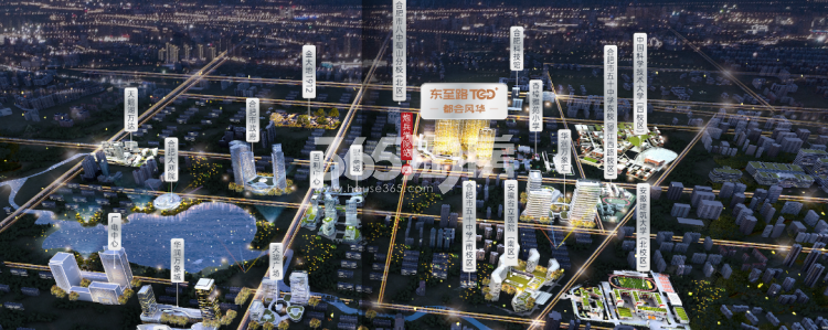 都会风华周边配套示意图
