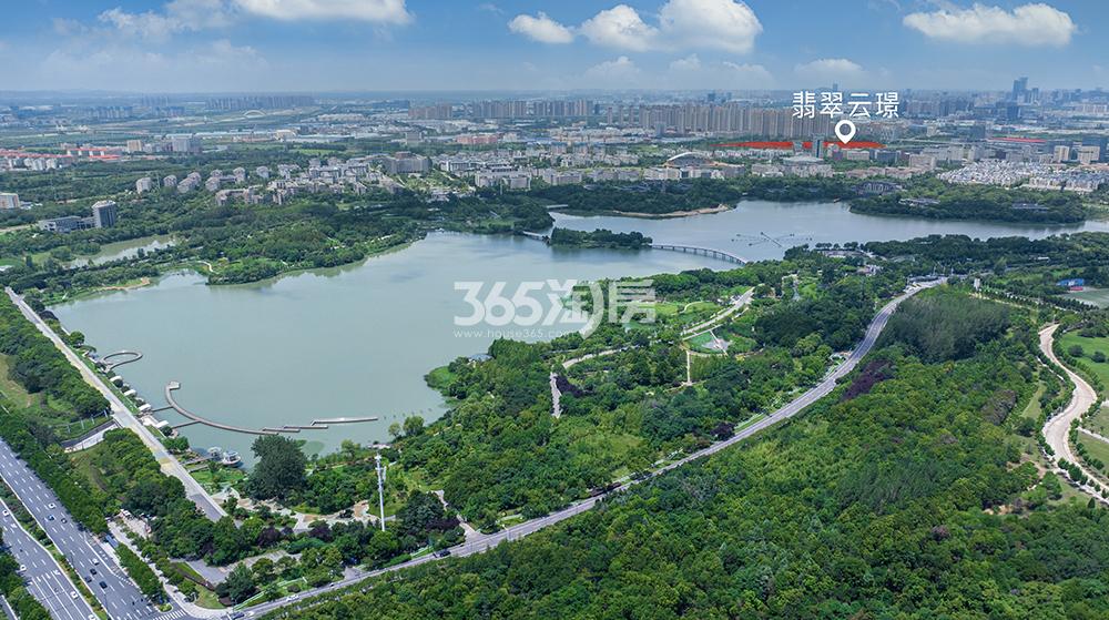 建发华润·翡翠云璟周边配套实景图-翡翠湖（2023.08.18）