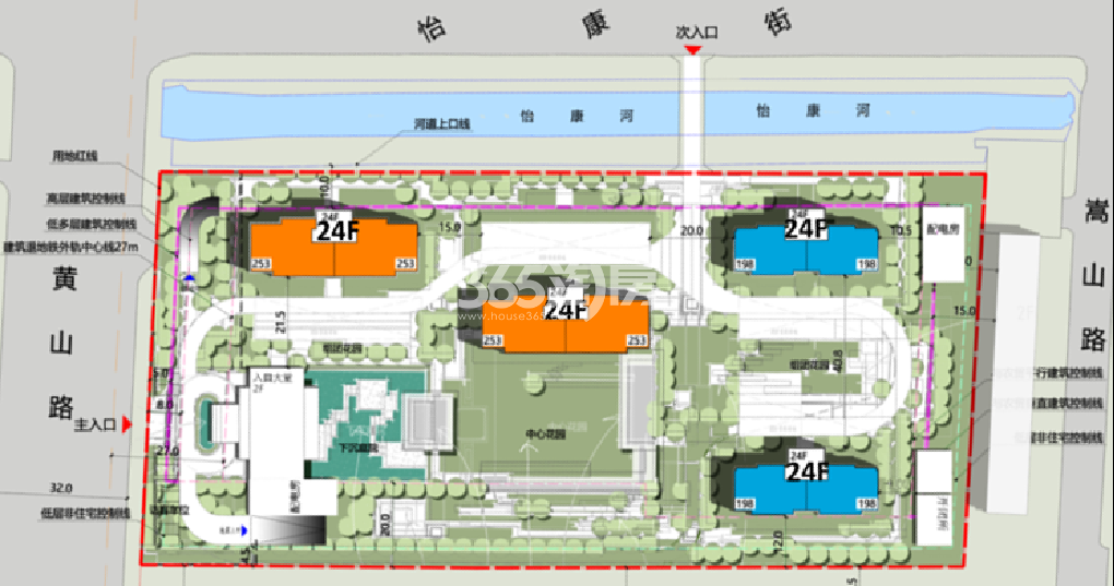 中建东孚河西中G42地块规划平面图_南京中建合玺东方_南京新房网_365淘房