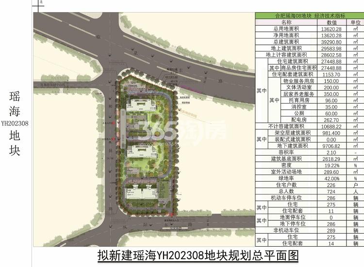 伟星瑶海08地块总平面图