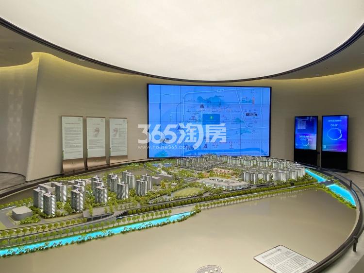 杭铁越秀星缦和润项目沙盘实景图（2023.9）
