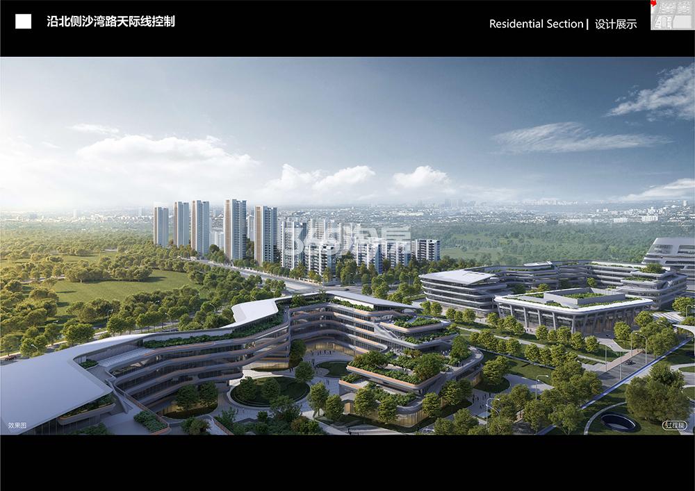 伟星万科·星遇光年沿北侧沙湾路天际线控制