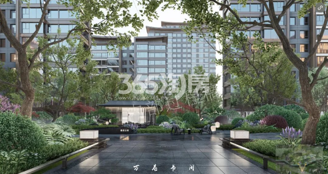 建发华润·翡翠云璟景观效果图