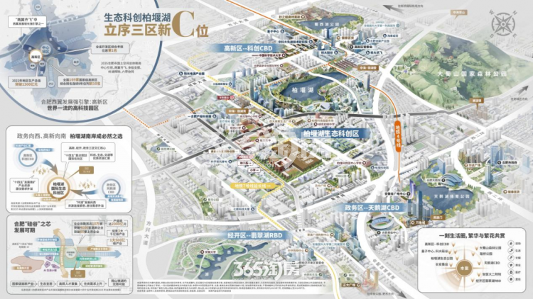 观山嶺湖周边配套—示意图（2023.08.24）