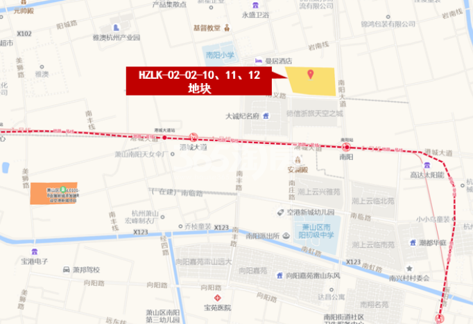 会展新城建设南阳129号地块交通图