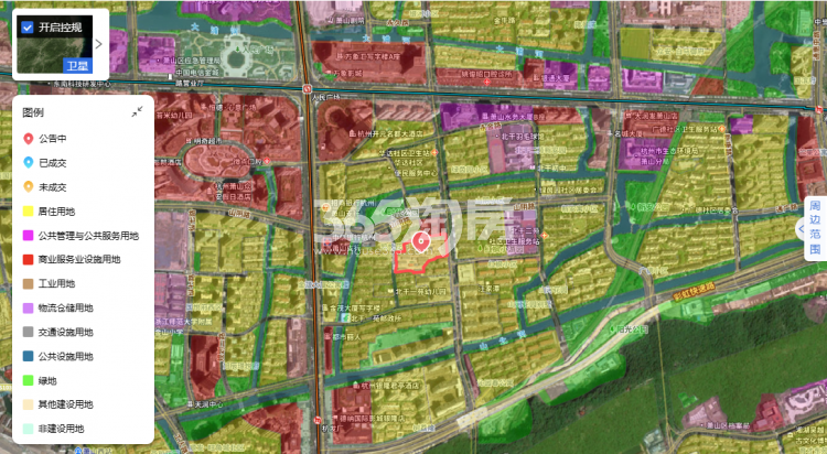 建杭北干133号地块交通图