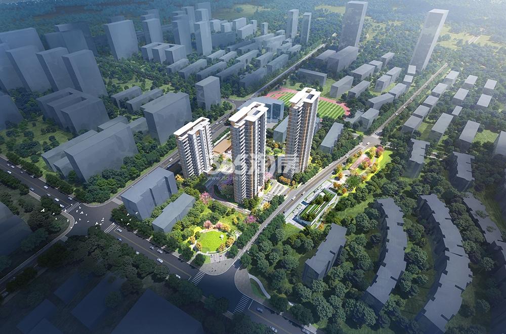 名邦紫庐轩鸟瞰图
