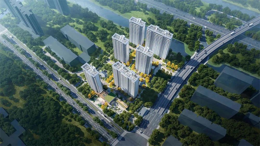 保利天汇星湖保利·天汇|星湖鸟瞰图