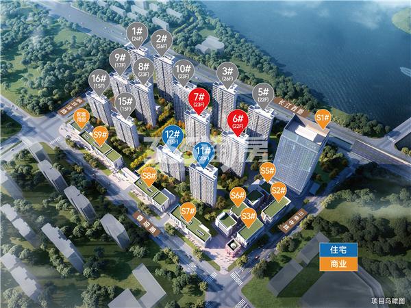 新华都汇中心鸟瞰图