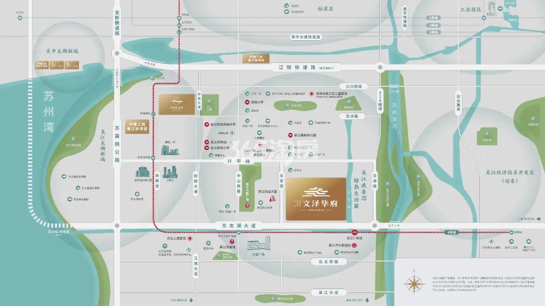 中建三局文泽华府交通图