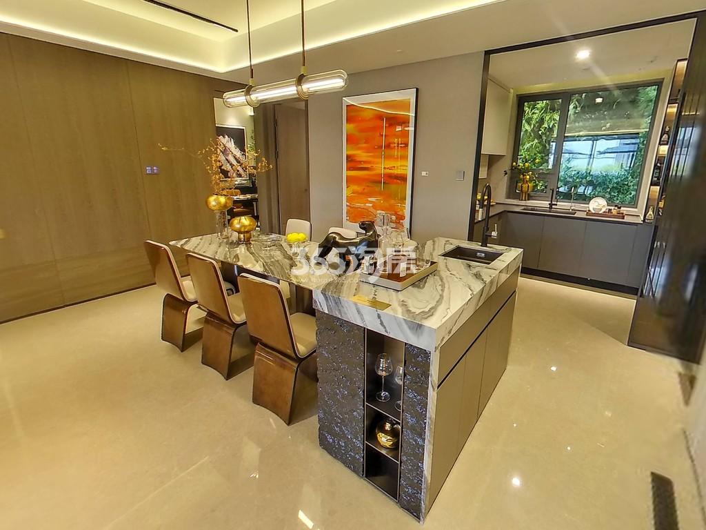 秦淮金茂府户型建面195㎡样板间餐厅_南京秦淮金茂府_南京新房网_365淘房