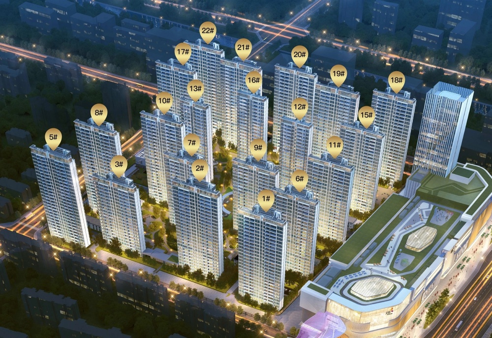 华侨城龙湖启元鸟瞰图
