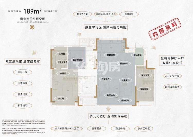 越秀·中寰天悦189㎡户型图