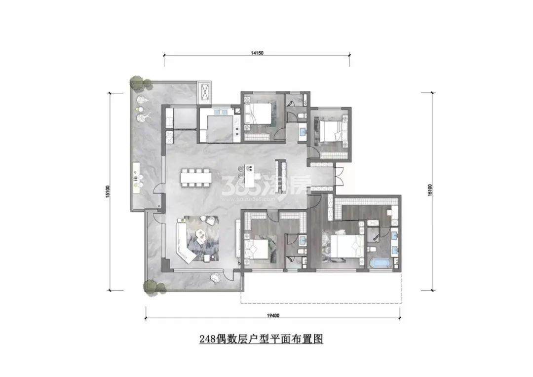 龙湖未来之瞳云河颂_西安龙湖未来之瞳云河颂-西安365淘房