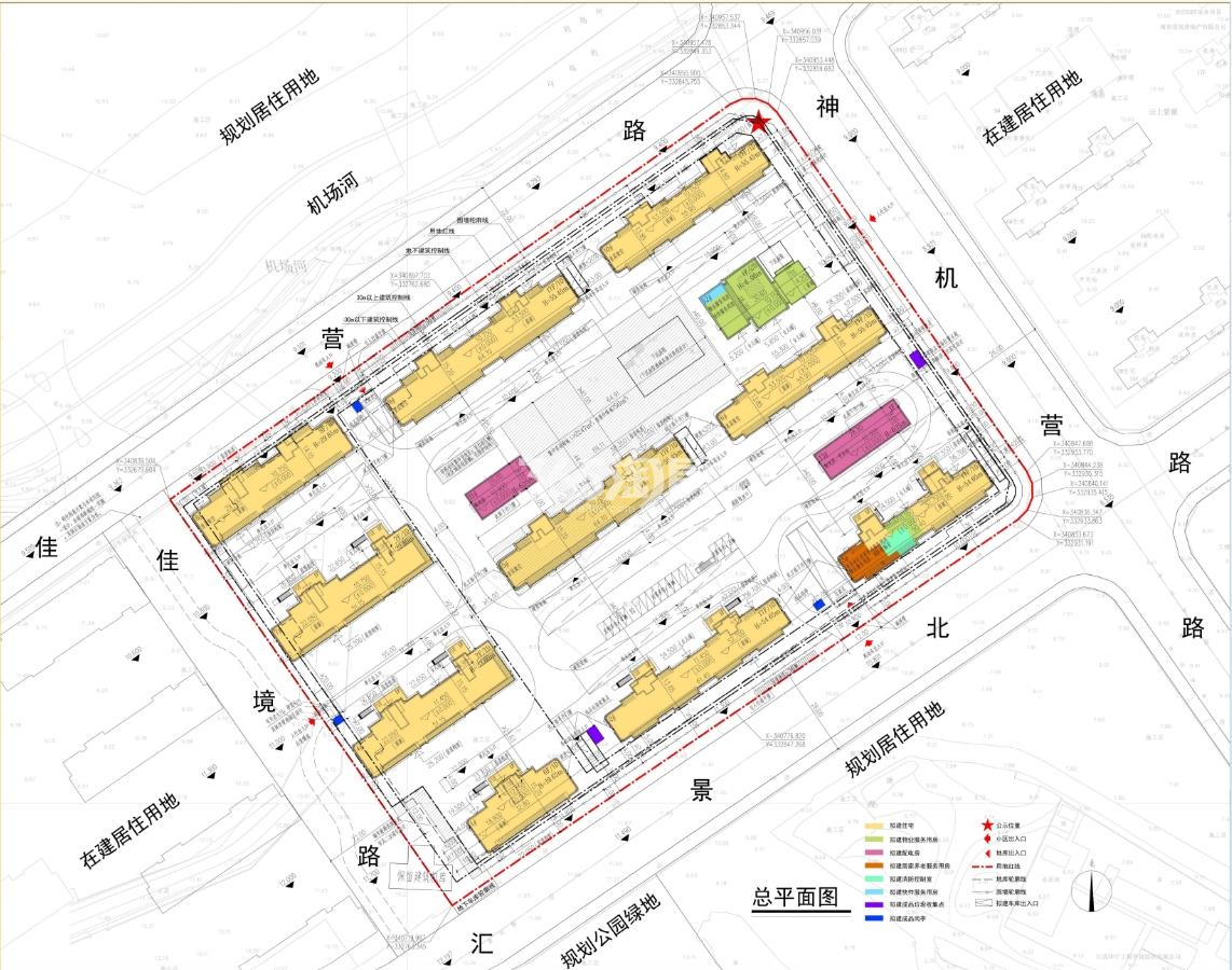 中信泰富G41项目总平面图