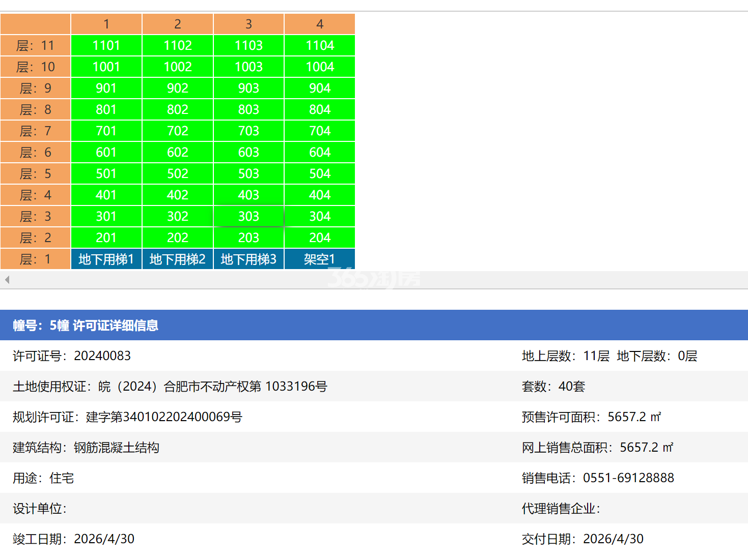 龙湖亚伦·璟云上府5#预售信息