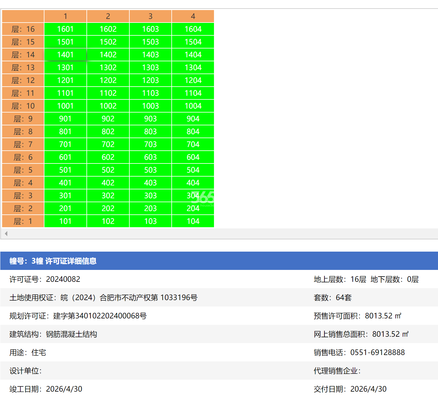龙湖亚伦·璟云上府3#预售信息