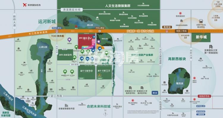 新华都汇中心交通图