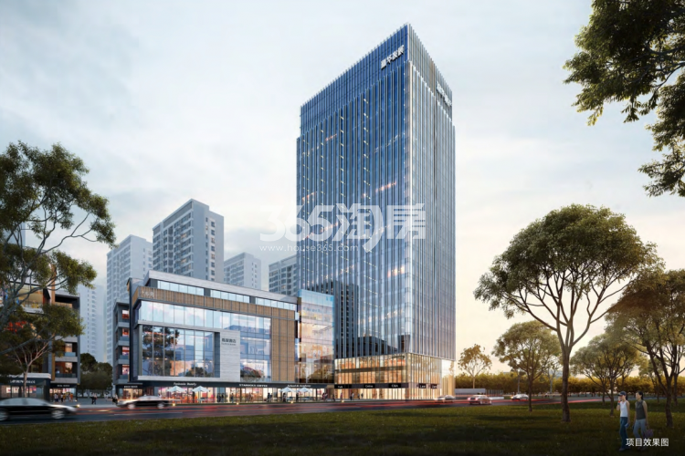 新华都汇中心效果图