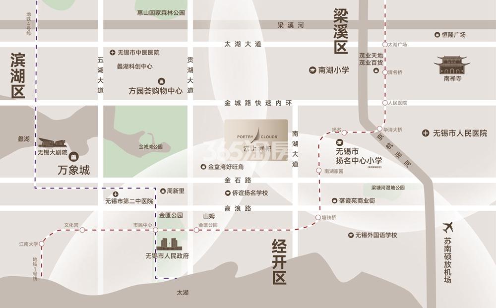 云上诗悦交通图