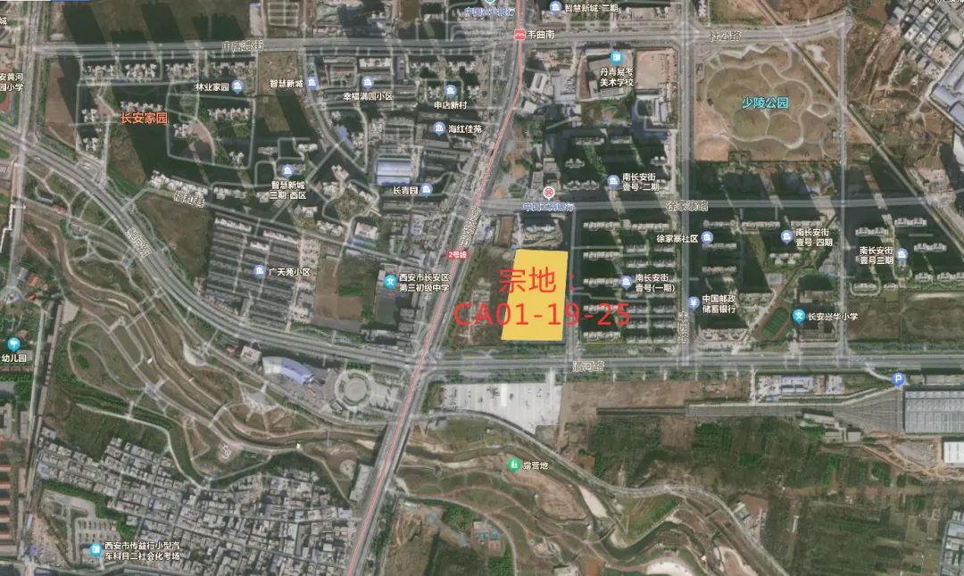 楼面价6786元㎡陕西长建摘长安区37亩地块