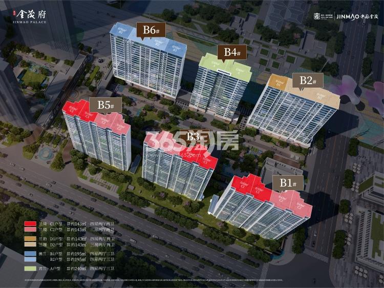 秦淮金茂府鸟瞰图_南京秦淮金茂府_南京新房网_365淘房