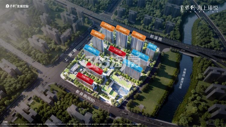 保利海上瑧悦鸟瞰图