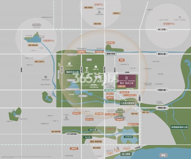 置地·瑰丽公馆交通图