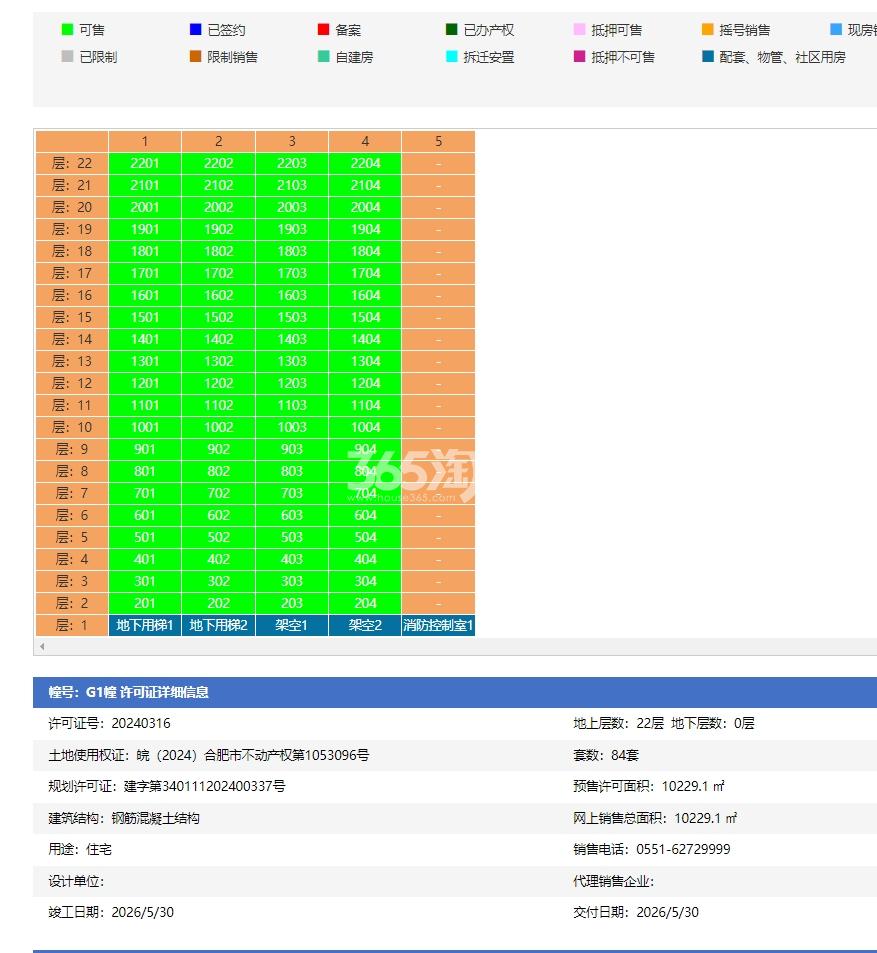 保利海上瑧悦G1幢预售信息