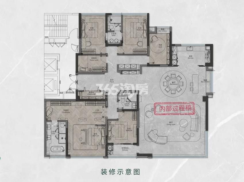 高速壹品318㎡户型图