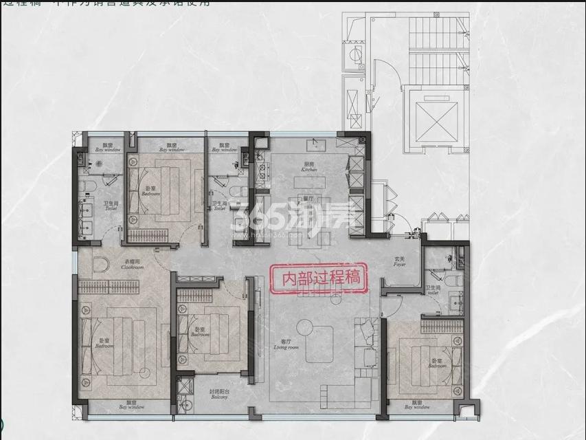 高速壹品180㎡户型图