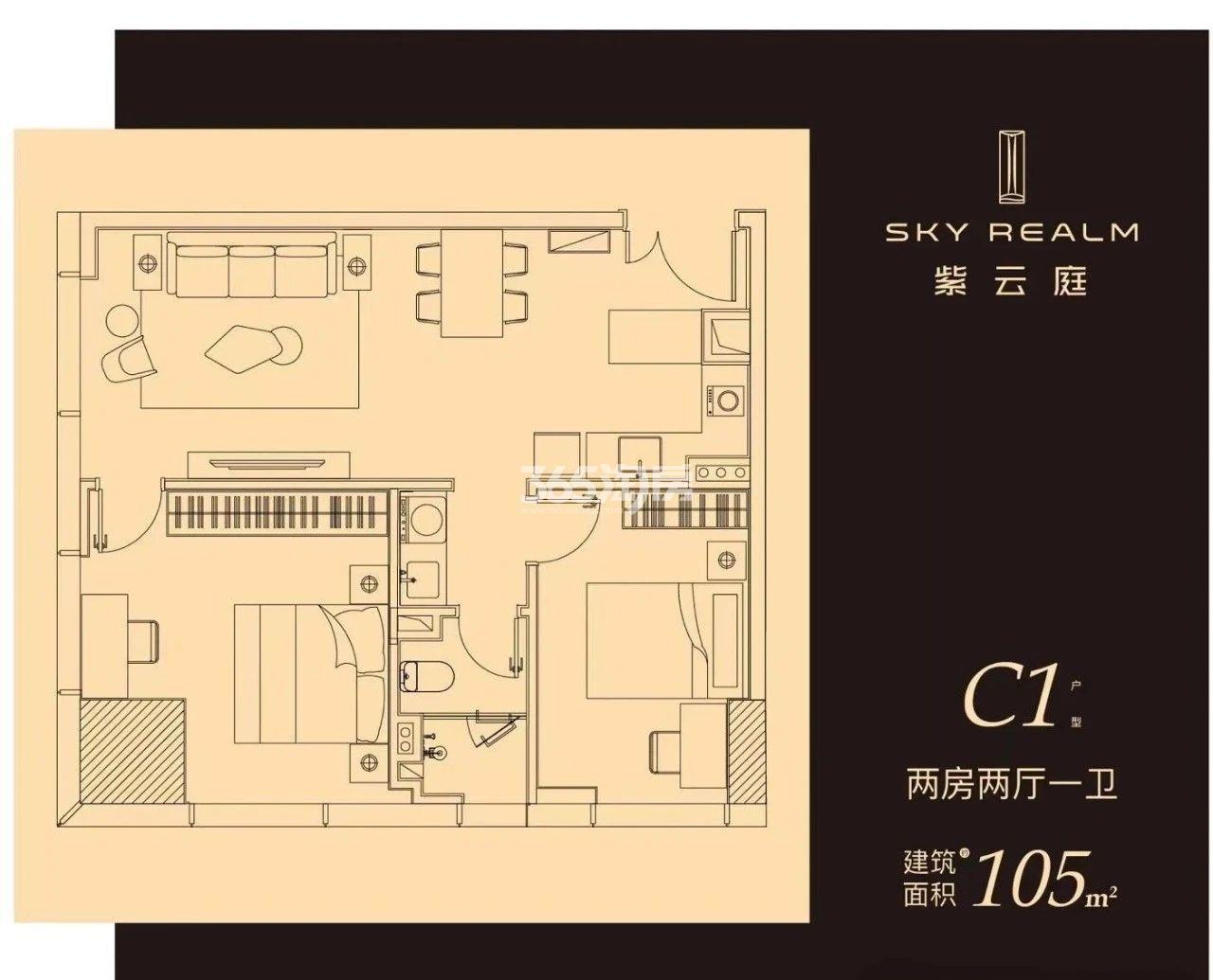 105平户型