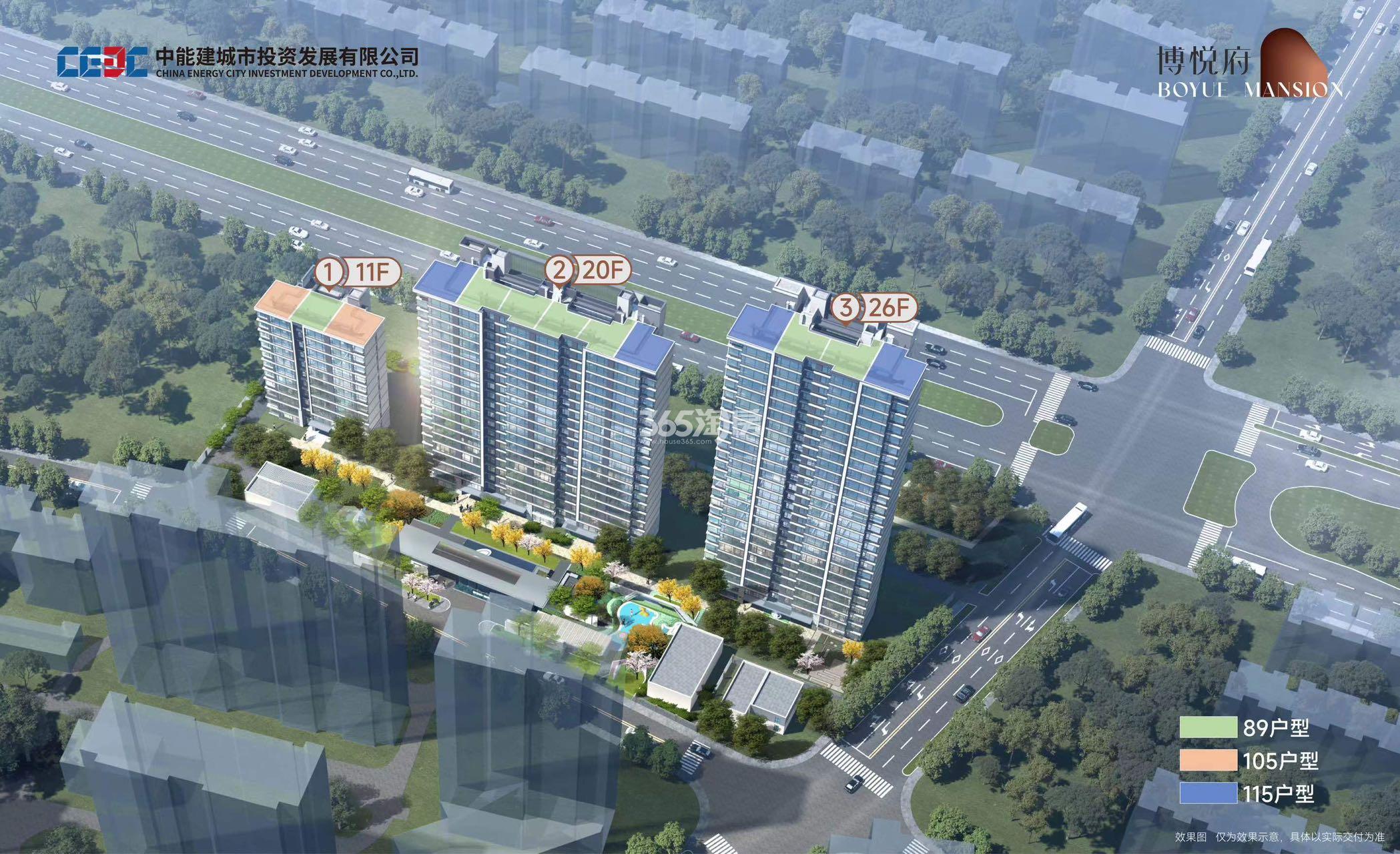 能建·博悦府鸟瞰图_南京能建·博悦府_南京新房网_365淘房