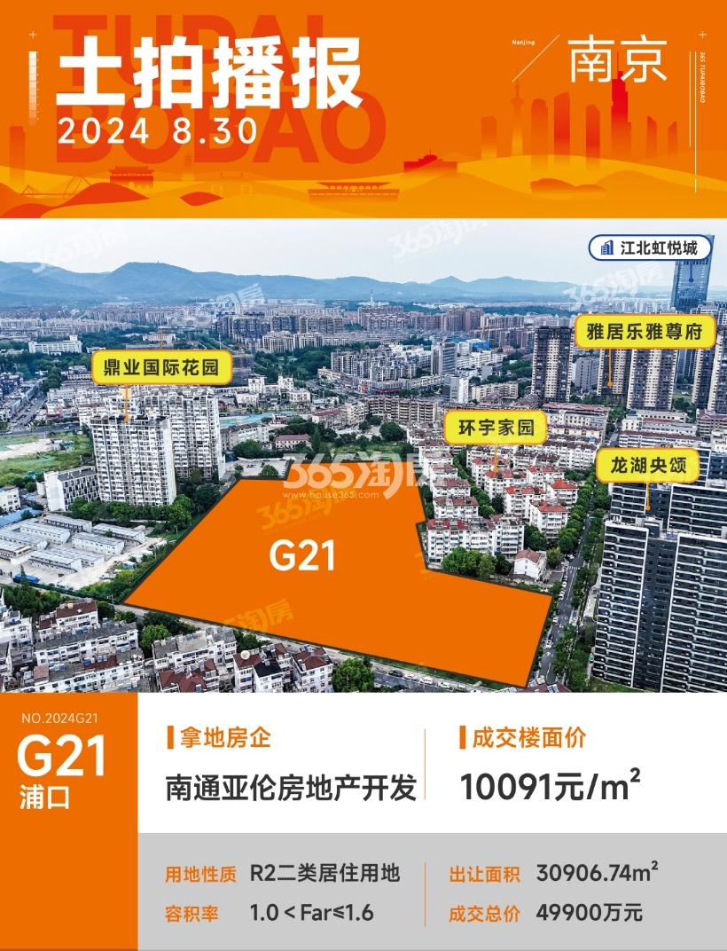 亚伦江浦G21地块实景图_南京龙湖亚伦·央璟颂_南京新房网_365淘房
