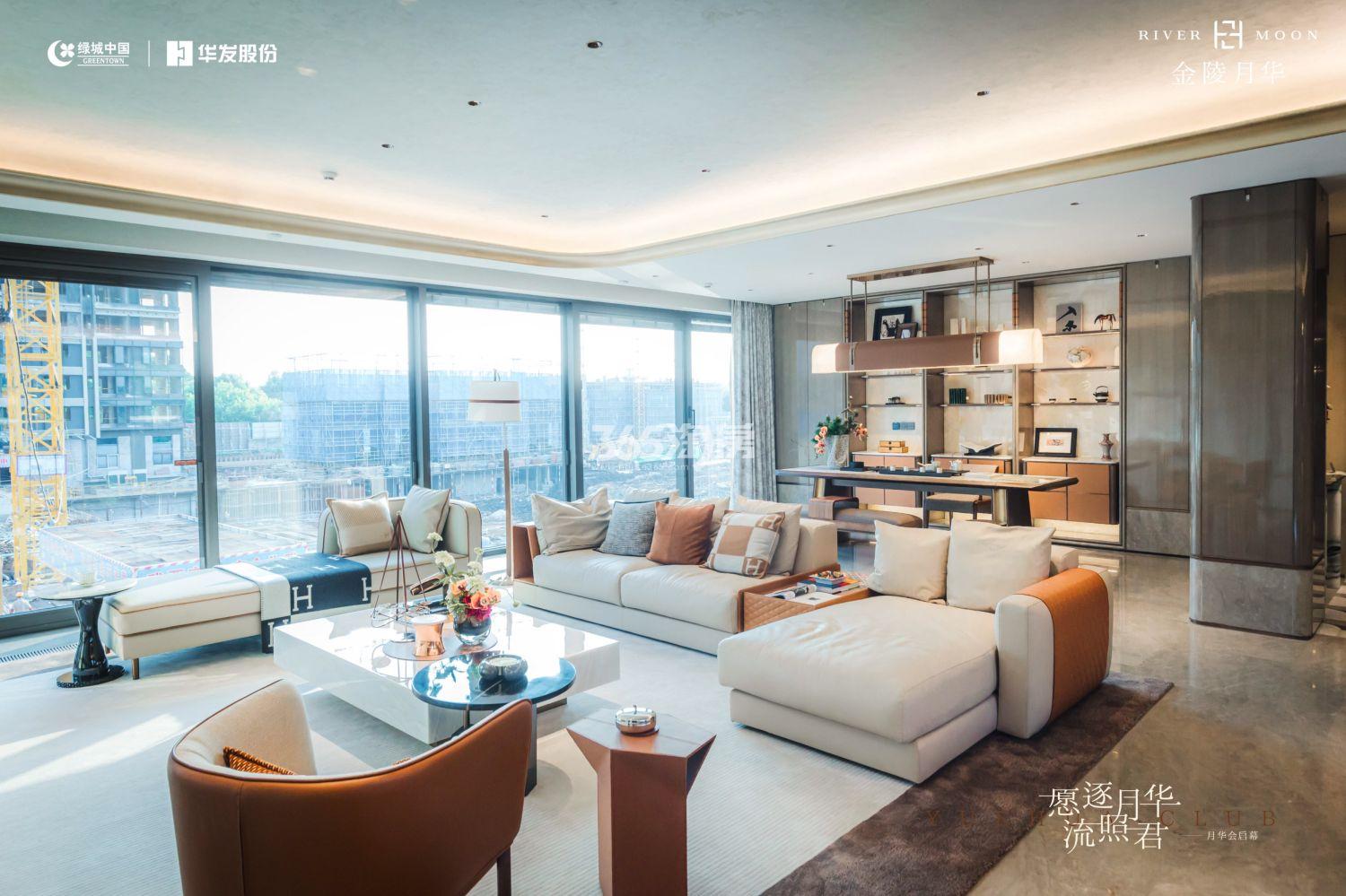 绿城华发·金陵月华下沉庭院实景_南京绿城华发·金陵月华_南京新房网_365淘房