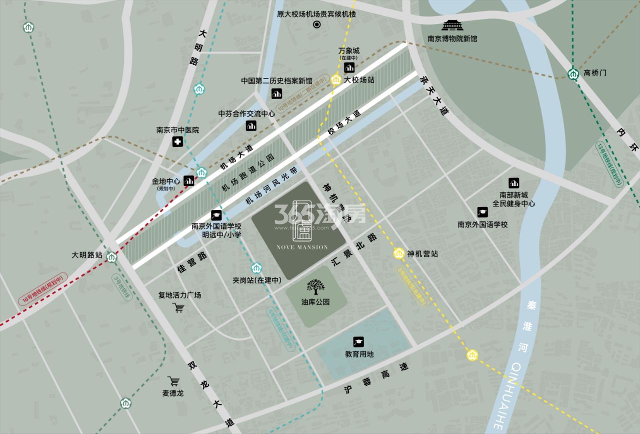 中信泰富·九庐交通图