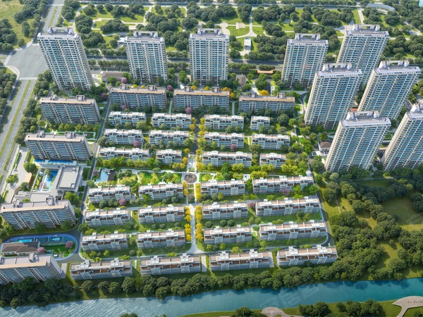 溪前雅居鸟瞰图