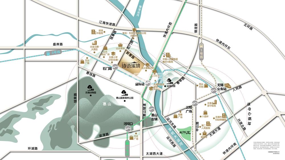 诗语溪境交通图