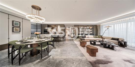 伟星长江之歌248㎡样板间实景图-客厅_南京伟星长江之歌_南京新房网_365淘房