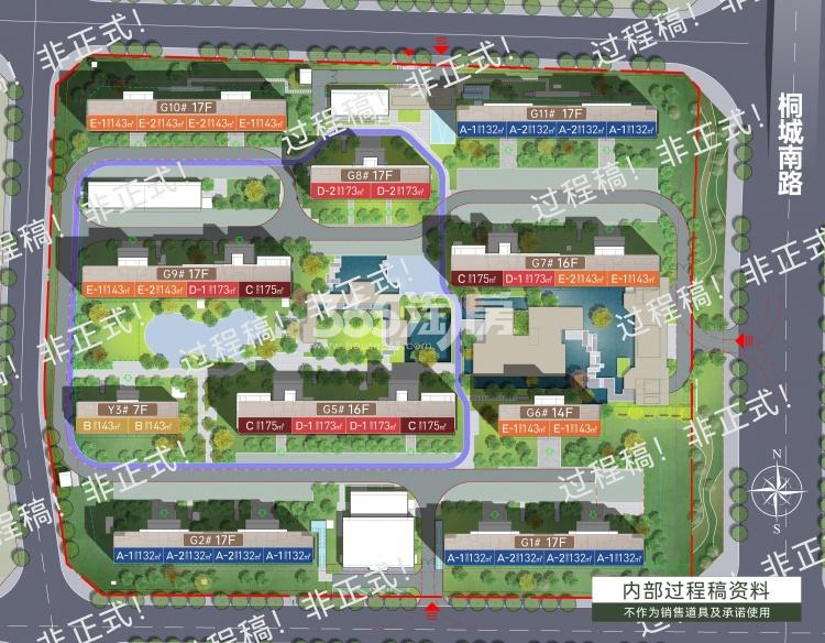 四川邦泰·璟和朗月楼栋图