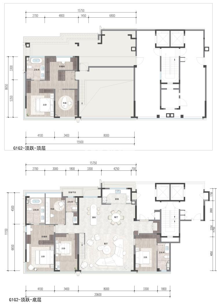 绿城锦海棠270平户型图