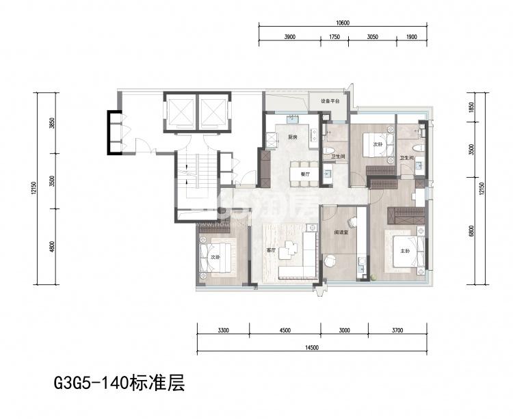 绿城锦海棠户型图
