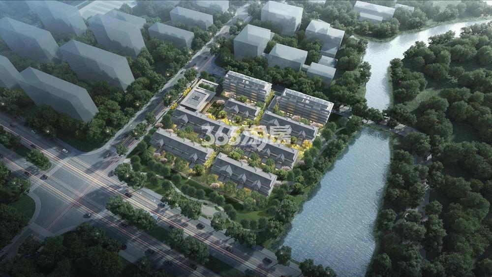 绿城·逸庐鸟瞰图