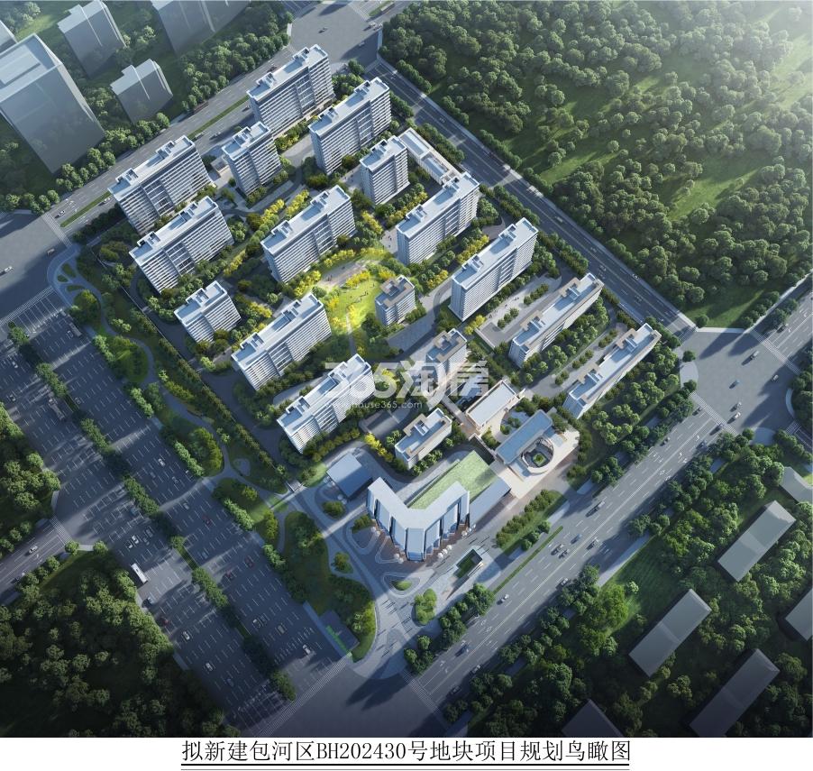 合肥轨道BH202430号地块鸟瞰图