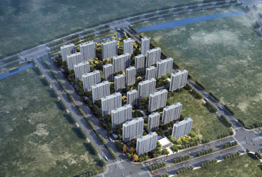 中建观澜雅境鸟瞰图