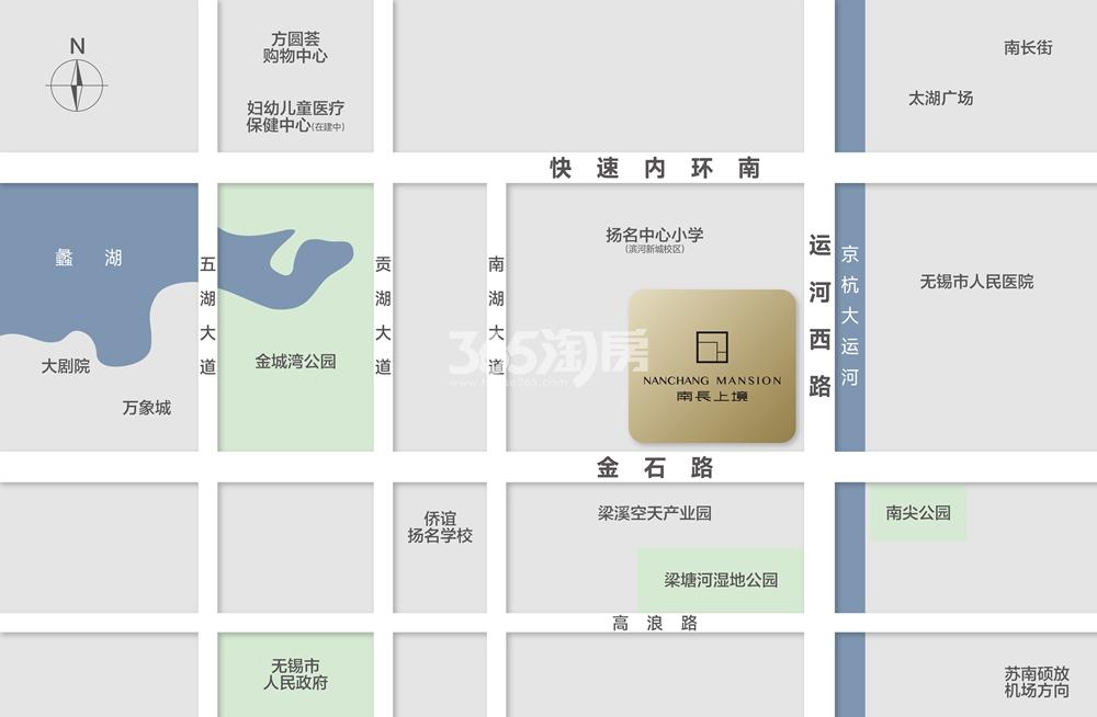 南长上境交通图
