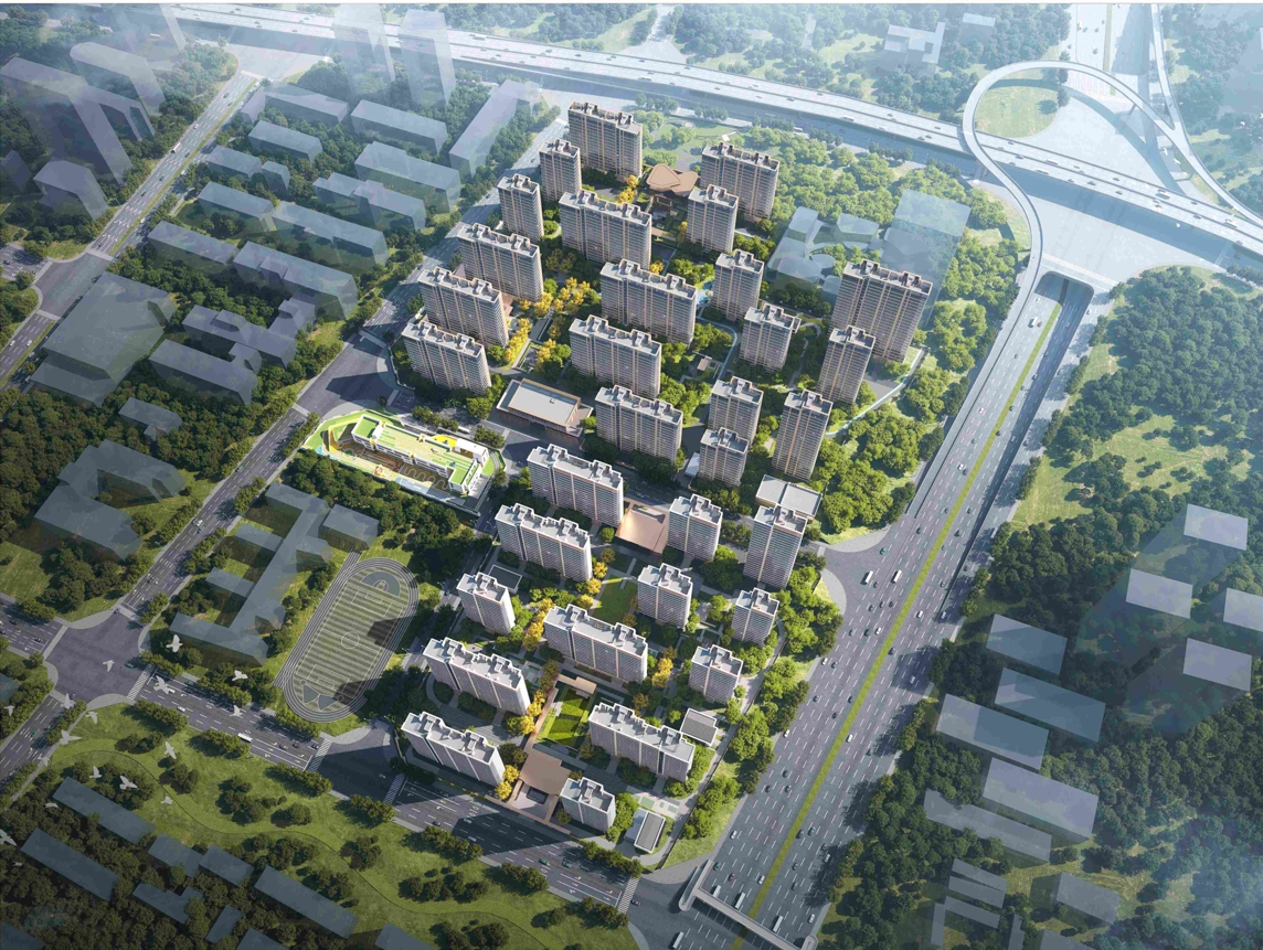城建·星启锦宸鸟瞰图
