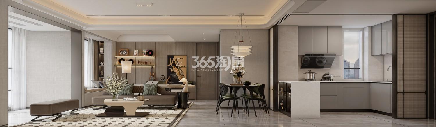 中建·宁悦府112平户型样板间效果图_南京中建·宁悦府_南京新房网_365淘房