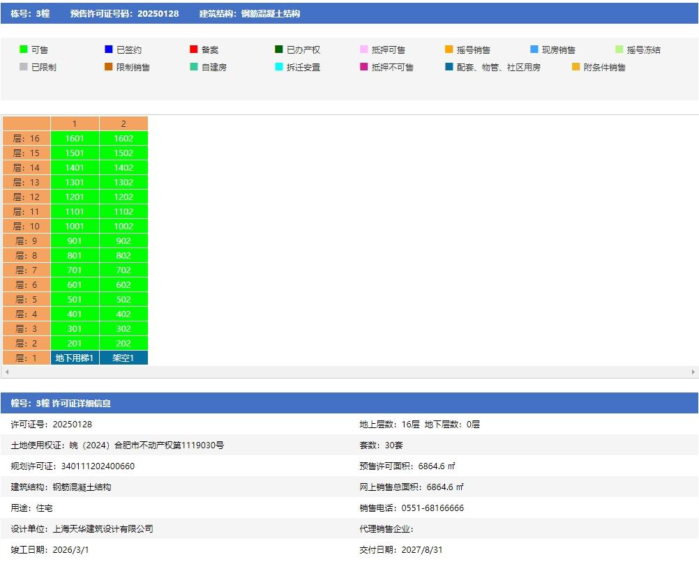 高速壹品森境3幢预售信息